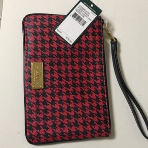 Ralph Lauren Agdon houn large wrist wallet